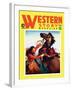 Western Story Magazine: She Ruled the West-null-Framed Art Print