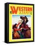 Western Story Magazine: She Ruled the West-null-Framed Stretched Canvas