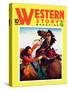 Western Story Magazine: She Ruled the West-null-Stretched Canvas