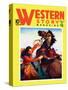 Western Story Magazine: She Ruled the West-null-Stretched Canvas