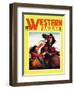 Western Story Magazine: She Ruled the West-null-Framed Art Print