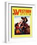 Western Story Magazine: She Ruled the West-null-Framed Art Print