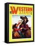 Western Story Magazine: She Ruled the West-null-Framed Stretched Canvas