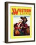 Western Story Magazine: She Ruled the West-null-Framed Art Print