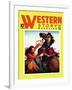 Western Story Magazine: She Ruled the West-null-Framed Art Print