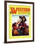 Western Story Magazine: She Ruled the West-null-Framed Art Print