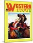 Western Story Magazine: She Ruled the West-null-Mounted Art Print