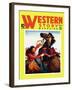 Western Story Magazine: She Ruled the West-null-Framed Art Print