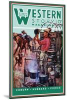 Western Story Magazine: Supper Time-Walter Kaskell Kinton-Mounted Art Print