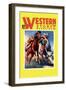 Western Story Magazine: Taming the Wild-null-Framed Art Print