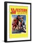 Western Story Magazine: Taming the Wild-null-Framed Art Print