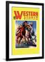Western Story Magazine: Taming the Wild-null-Framed Art Print