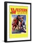 Western Story Magazine: Taming the Wild-null-Framed Art Print