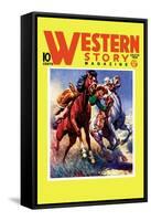 Western Story Magazine: Taming the Wild-null-Framed Stretched Canvas