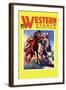 Western Story Magazine: Taming the Wild-null-Framed Art Print