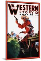 Western Story Magazine: The Card Game-null-Mounted Art Print