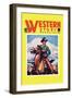 Western Story Magazine: The Cowboy's Hand-null-Framed Art Print