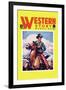 Western Story Magazine: The Cowboy's Hand-null-Framed Art Print