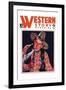 Western Story Magazine: The Shooter-null-Framed Art Print