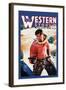 Western Story Magazine: Western Business-null-Framed Art Print