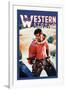 Western Story Magazine: Western Business-null-Framed Art Print