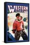 Western Story Magazine: Western Business-null-Framed Stretched Canvas