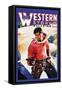 Western Story Magazine: Western Business-null-Framed Stretched Canvas