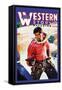 Western Story Magazine: Western Business-null-Framed Stretched Canvas