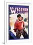 Western Story Magazine: Western Business-null-Framed Art Print