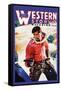 Western Story Magazine: Western Business-null-Framed Stretched Canvas