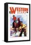 Western Story Magazine: Western Pair-null-Framed Stretched Canvas