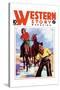 Western Story Magazine: Western Pair-null-Stretched Canvas