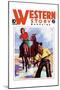 Western Story Magazine: Western Pair-null-Mounted Art Print