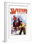 Western Story Magazine: Western Pair-null-Framed Art Print