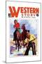 Western Story Magazine: Western Pair-null-Mounted Art Print