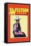 Western Story Magazine: Western Style-null-Framed Stretched Canvas