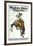 Western Story Magazine-null-Framed Art Print