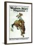 Western Story Magazine-null-Framed Art Print