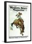 Western Story Magazine-null-Framed Art Print