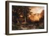 Western Sunset, 1897-Thomas Moran-Framed Giclee Print