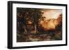 Western Sunset, 1897-Thomas Moran-Framed Giclee Print