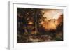 Western Sunset, 1897-Thomas Moran-Framed Giclee Print