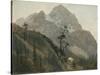 Western Trail, the Rockies-Albert Bierstadt-Stretched Canvas