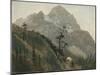 Western Trail, the Rockies-Albert Bierstadt-Mounted Giclee Print