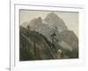 Western Trail, the Rockies-Albert Bierstadt-Framed Giclee Print