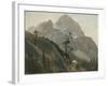 Western Trail, the Rockies-Albert Bierstadt-Framed Giclee Print