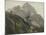 Western Trail, the Rockies-Albert Bierstadt-Mounted Giclee Print