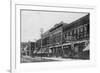 Western View of Central Avenue - Great Falls, MT-Lantern Press-Framed Premium Giclee Print