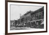 Western View of Central Avenue - Great Falls, MT-Lantern Press-Framed Premium Giclee Print