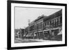 Western View of Central Avenue - Great Falls, MT-Lantern Press-Framed Premium Giclee Print